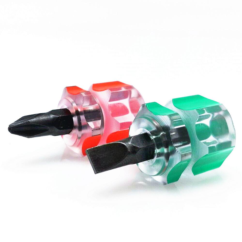 1 Stück Mini Kleiner Tragbarer Rettichkopf Schraubendreher Transparenter Griff Reparatur Handwerkzeuge Präzisions Auto Reparatur Schraubendreher Set