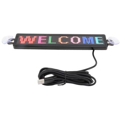 LED-Laufschrift 12x72 Pixel 230x50mm Bluetooth APP Programmierbares LED-Matrix-Panel für Partyauto