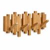 Oak Wall Hanger 40 × 18 4 Hooks House Nordic Caltra