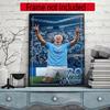 Haaland Customize Your Name Diamond Painting Round Diamond Diy Frameless Holiday Artwork Suitable For Home Office Wall Decoration