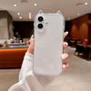 Shockproof Airbag Phone Case Cat Ears For iPhone 17 Air 16 Plus 15 14 13 12 11 Pro Max X XS XR 7 8 SE 2022 2020 Transparent Protective Cover For Women