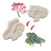 Flowers Leaf Silicones Molds Fondant Mould Pastries Baking Tool Resins Decoration Handmade Soap Molds Fondant Molds