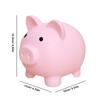 Cartoon Pig Silicone Piggy Bank Shock-Resistant Savings Jar with Easy Access Children's Financial Literacy Toy