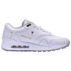 Eastside Golf X Nike Air Max 1 86 OG Golf Big Bubble - Everyones Game. Be Authentic Unisex Sneakers White Metallic-Gold Pure-Platinum HQ3074-100