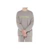 Calvin Klein Future Shift Letter Embroidered Crew Neck Loose Long Sleeve Sweatshirt Men sweatshirt Satellite-Gray NM2458-PET