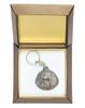 Bichon Frise, Bichon Tenerife – Silver-plated pendant with a dog in a decorative box, handbag decoration | Art-Dog