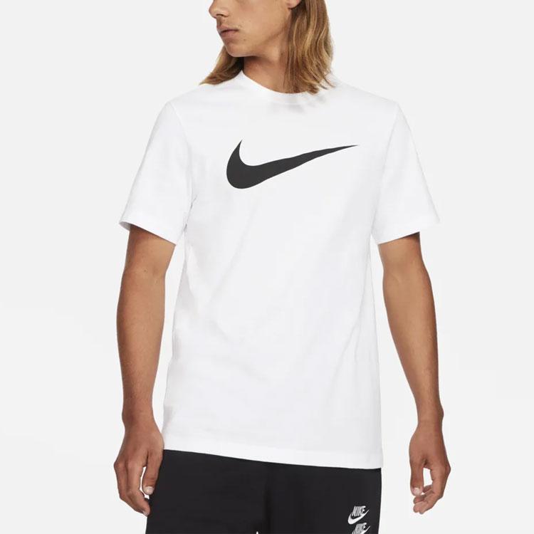 Nike Casual Sports Breathable Round Neck Short Sleeve T-Shirt Men Tops White DC5094-100