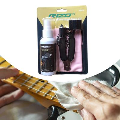 Guitar String Cleaning Care Kits Multifunctional Tool for Repairing Restringing Lightweight