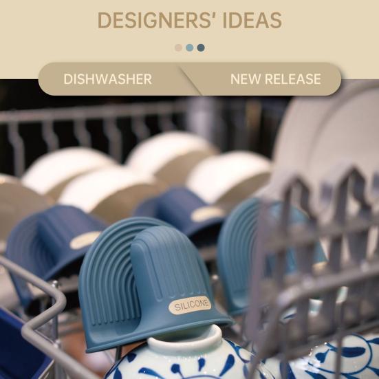 Rukavice proti opaření odolné vůči vysokým teplotám se závěsným otvorem Protiskluzový silikon pro kuchyňské pečení