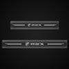 4Pc Car Threshold Protector Transparent Decorative Badge 3D Sticker For Buick Verano Velite Lesabre Riviera Avenir GL6 GL8 Envision Excelle