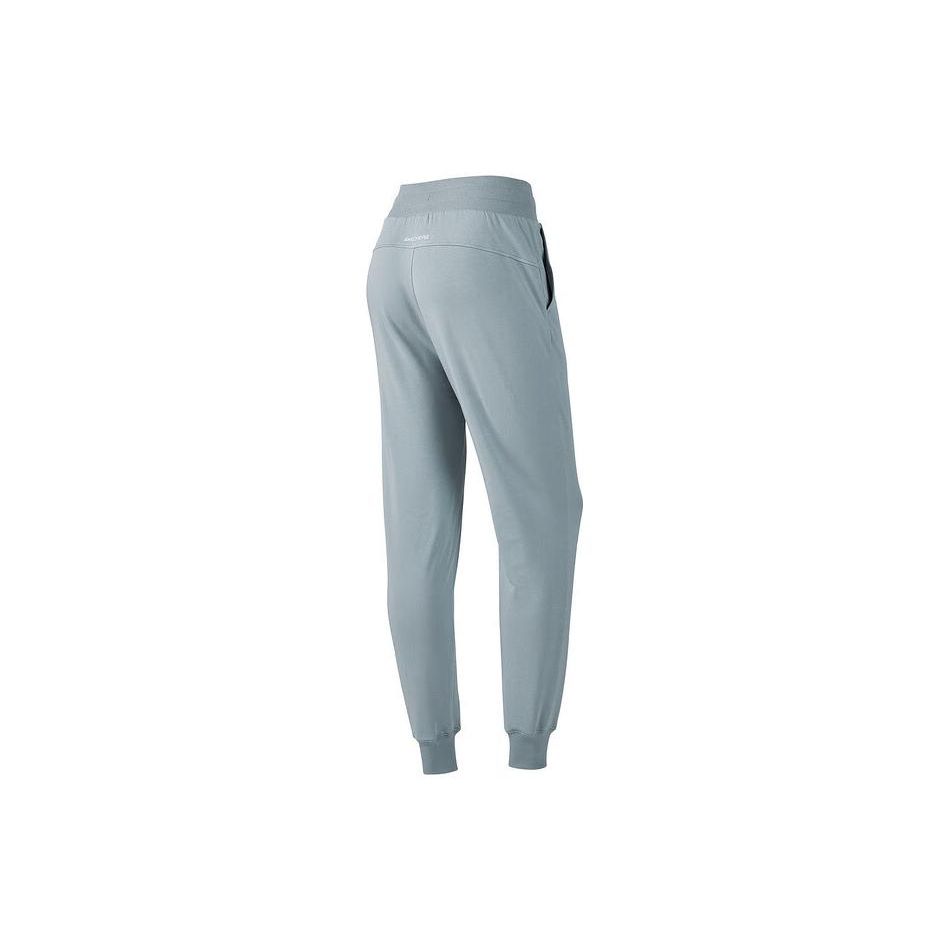 Skechers Solid Color Mid-Rise Cuffed Sweatpants Knitted Sports Pants Women bottoms Dark-Green P124W007-02P4