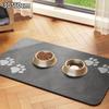 Diatomaceous Mud Absorbent Pet Placemat For Food And Water Bowl With Waterproof Quick-Dry Rubber Backing Non-Slip Home Pet Mat
