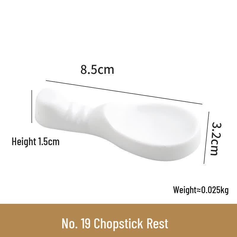 Ceramic Chopstick and Spoon Rest