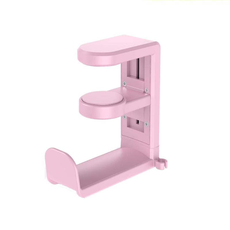 1Pcs 360 Degree Rotating Headphone Holder No Punch Table Clip Hook Earphone Holder Miscellaneous Storage Hanging