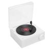 Record Player Bluetooth Speaker ABS Cute Portable Wireless Turntable Speaker Alarm Clock for Home