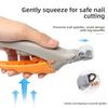 LED Light Pet Nail Clippers Splashproof 5x Magnification Cats Nail Clippers Stainless Steel Blade Dogs Grooming Tool For Dog Cat