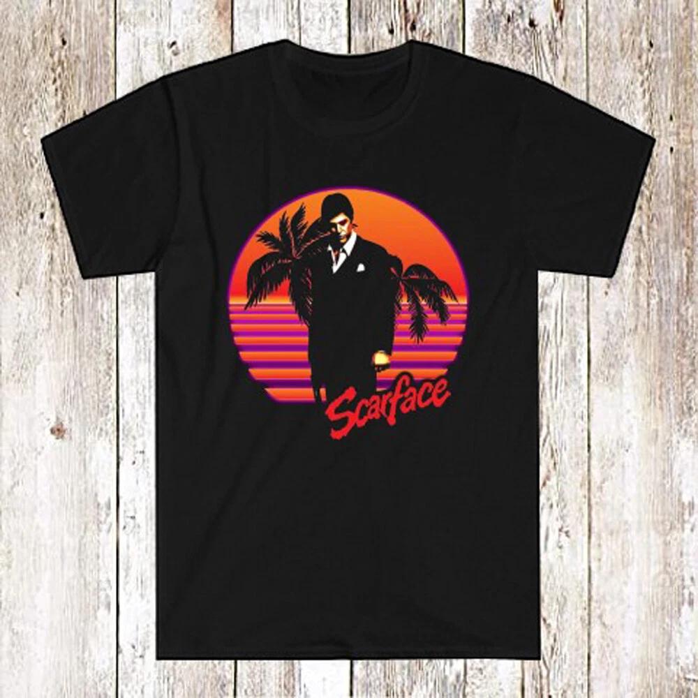 Scarface Al Pacino Gangster Movie Men s Black Size S-5XL 4XL