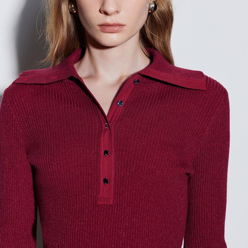 ONLY Women's Bright Silk Lapel Knit Cardigan