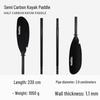 KOETSU Surf Paddleboard Dual-Use Aluminum Paddle: Single/Double Head Kayak & Paddleboard Paddle
