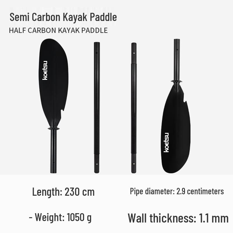 KOETSU Surf Paddleboard Dual-Use Aluminum Paddle: Single/Double Head Kayak & Paddleboard Paddle