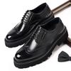Fashion New Arrival Mens Derby Shoes Height Increase Man Formal Dress Footwear Formal Business Shoes Leisure Casual Leather Oxford Shoes
