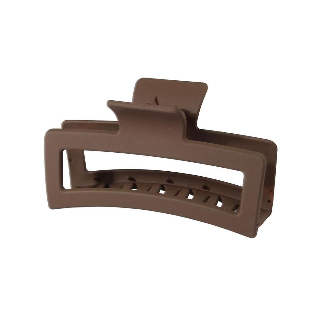 Extra Large 13CM Rectangular Hair Clip - Frosted Multi-purpose Shark Claw Clip for Thick Hair