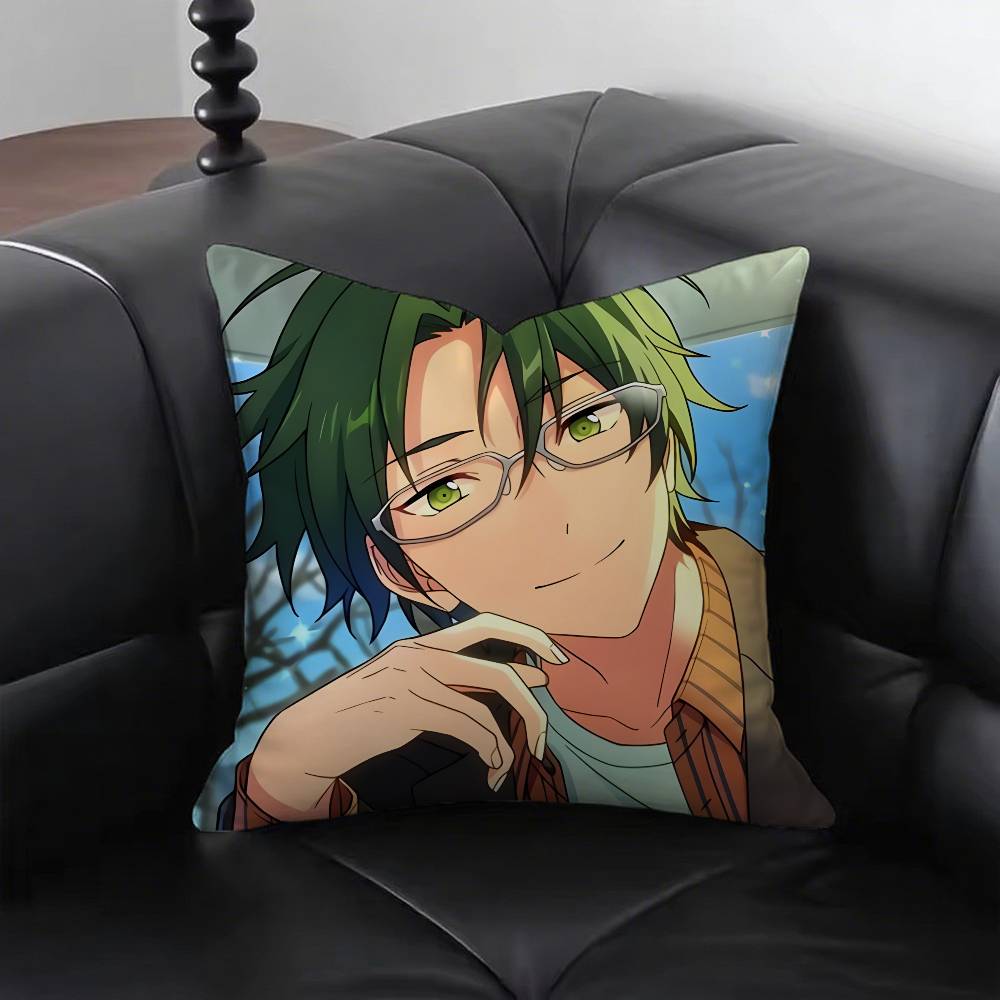 1pc Keito Hasumi Pillow Case Fashion Square Pillowcase Bedroom Sofa Room Ins Decoration Leisure