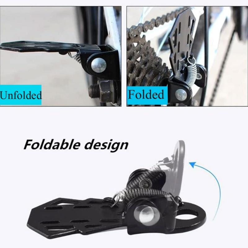 Foldable Bicycle Rear Foot Pegs Universal For Mountain Bike Passenger Foot Rest Pedal Mtb Rear Seat