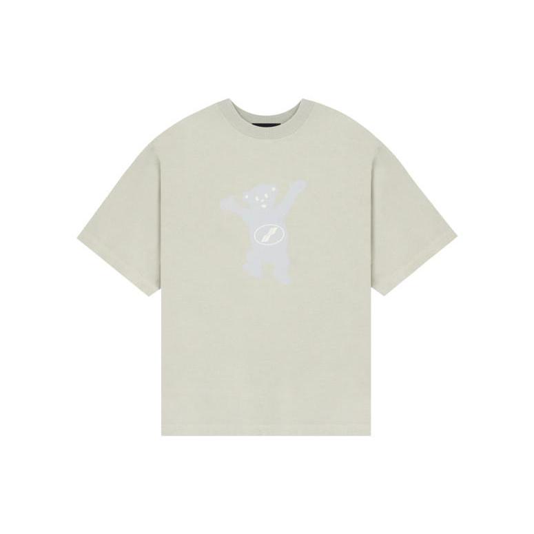 WE11DONE T-Shirts Unisex Crew Neck Moderate Straight Fit WD-TT3-22-715-U-GY