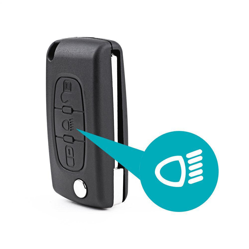 2~5PCS Buttons Car Flip Remote Key Case Cover Shell Fob For Citroen C2 C3 C4 C5 C6 C8 VA2 Blade CE0523 Key Repair Kit Car