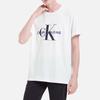 Calvin Klein Logo 3D Jelly Print Crew Neck Short Sleeve T-Shirt Men Tops White J317896