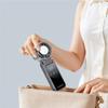 New 4000mAh Semiconductor Refrigeration Handheld Fan Turbine High-speed Violent Electric Fan Folding Neck Ice Pack Small Fan