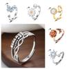 European & American Micro-Switch Bead Rotating Anti-Stress Ring - Women's Creative Finger Jewelry