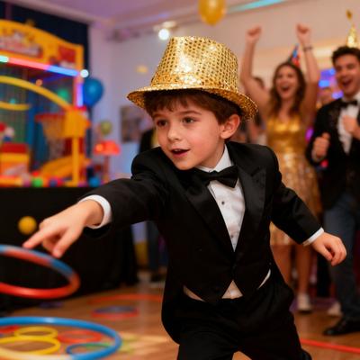 Jazzhut Erwachsene Kinder Pailletten Bühnenshow Hut Tanzaufführung Kappe Weihnachten Halloween Neujahr Kopfbedeckung