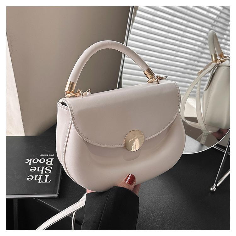 2023 New Candy-colored Pu Leather Crossbody Bag For Women
