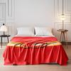 Red Flaming "C" Logo Blanket print blanket soft and cozy perfect for the living room bed sofa or a nap,gift
