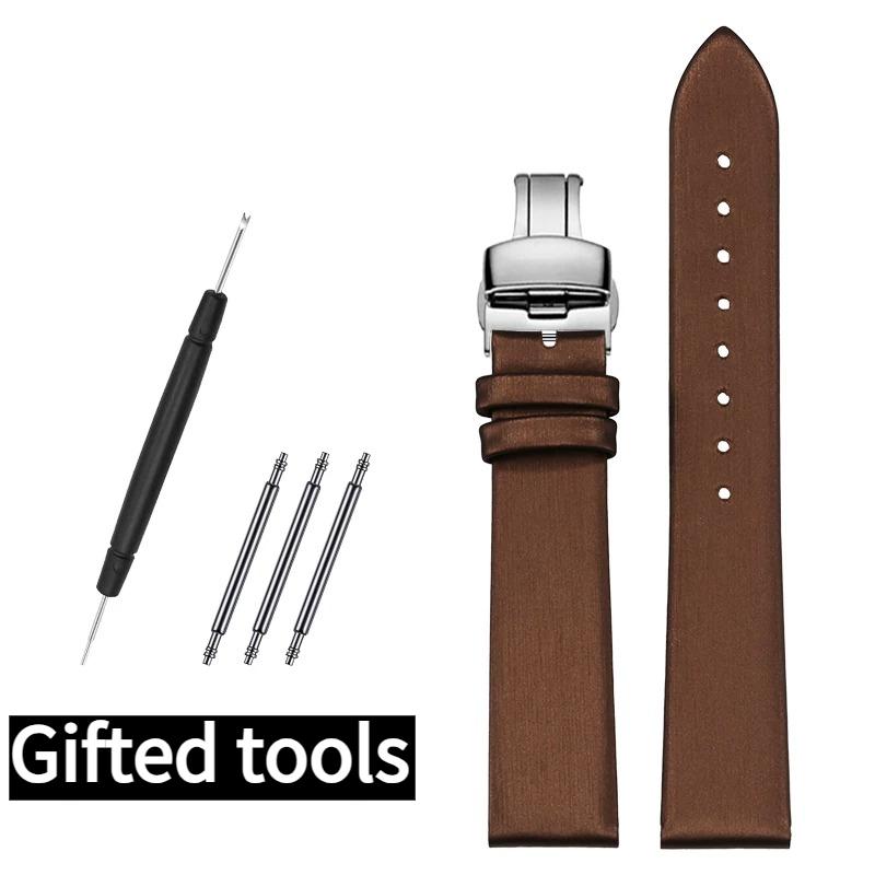 Silk-textured genuine leather strap for original FIYTA LA8262 DLA802087 DLA862003 LA862005 DL21008 Cowhide watchband
