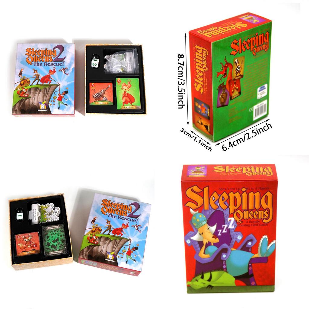 Sleeping Queens Card Game For Family Gatherings And Brain Development