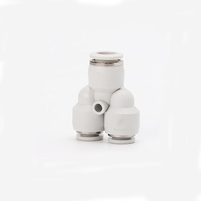 Pneumatic Quick-Connect Plastic T-Connector for Air Hoses