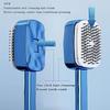 New Self Cleaning 3D Air Cushion Massager Hair Brush Airbag Massage Comb Brush Electroplated Detangling Anti Static Hairbrush