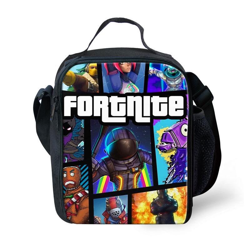 Fortnite Nite Fort Fortnight Game Lunchbox School Bag Lunch Bag Battle Royale