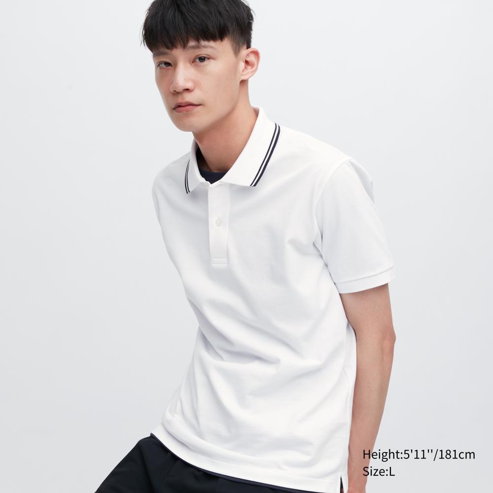 

Рубашка поло из сухого пике UNIQLO с коротким рукавом