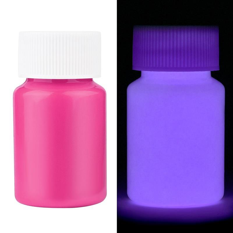 20g/30g Flasche Fluoreszierendes Pigment Langlebige Leuchtfarben Auto Glow Glow In Dark Acrylfarben Für Kunstwerke Partyzubehör