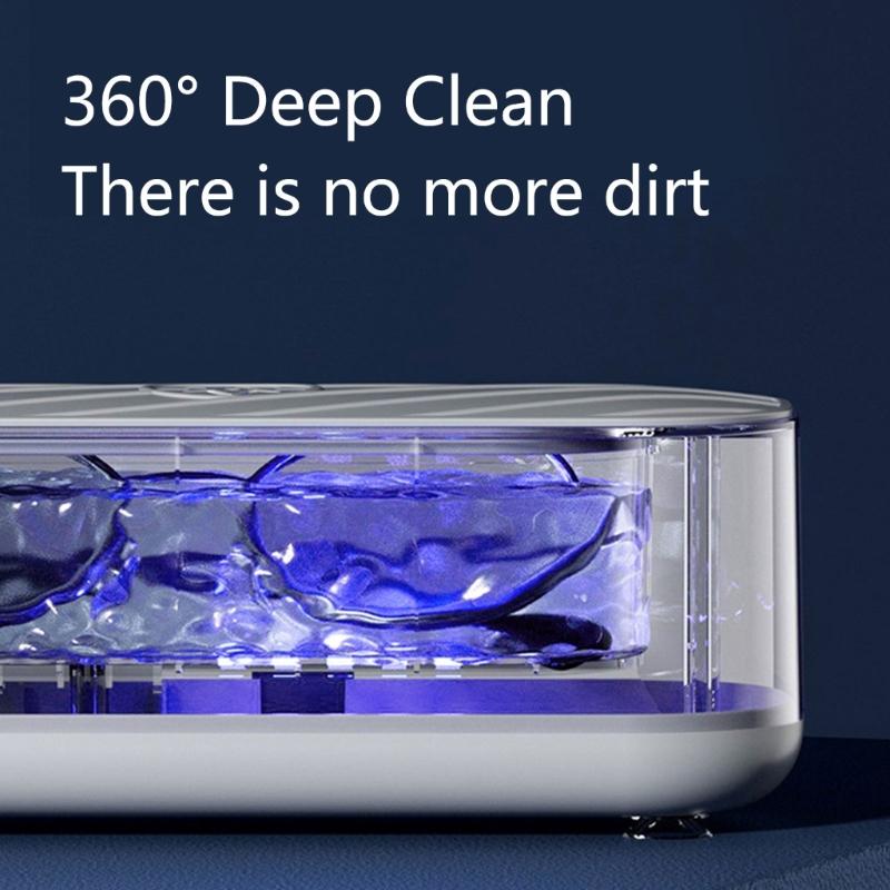 Ultraschall Schmuckreiniger Tragbar Geräuscharm Ultraschallreinigungsmaschine für Schmuck, Ring, Silber, Retainer, Brille, Uhr