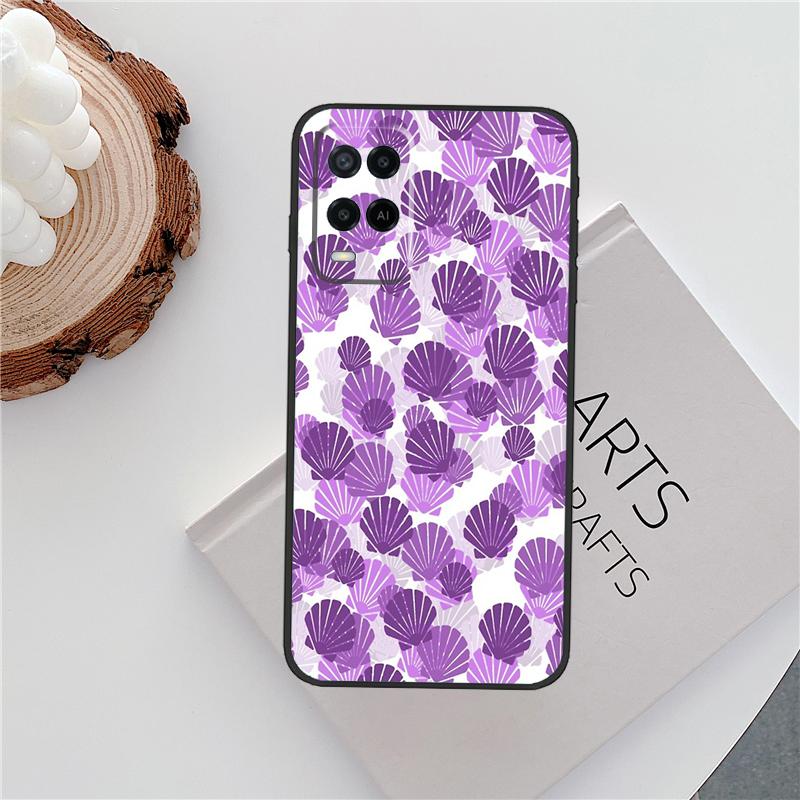 Seashell Shell Sea Art Case For Oppo A80 A78 A98 A40 A60 A18 A38 A58 A15 A17 A77 A74 A94 A54 A57S A16 A76 A96 Cover