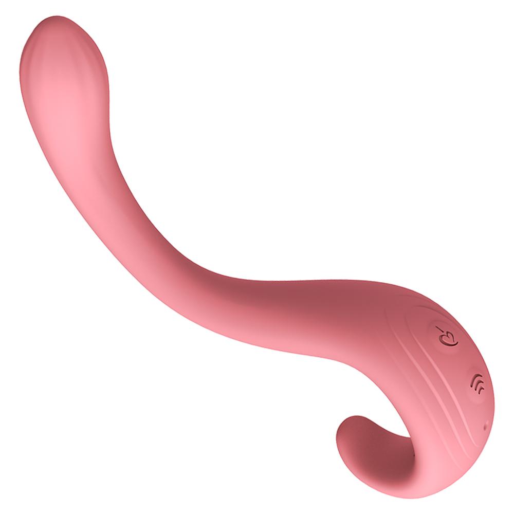 Flexible Curved Vibrator 10 Vibrating Modes Clitoris Stimulator Anal Plug Dildo Vagina Massager Sex Toy for Women Adult Pleasure