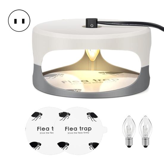 1 Sada Světlo proti blechám Neradiační Slabé noční světlo Jednoduchá obsluha Proti komárům Plug and Play Nízká hlučnost Lampa lapač komárů Kancelářská potřeba