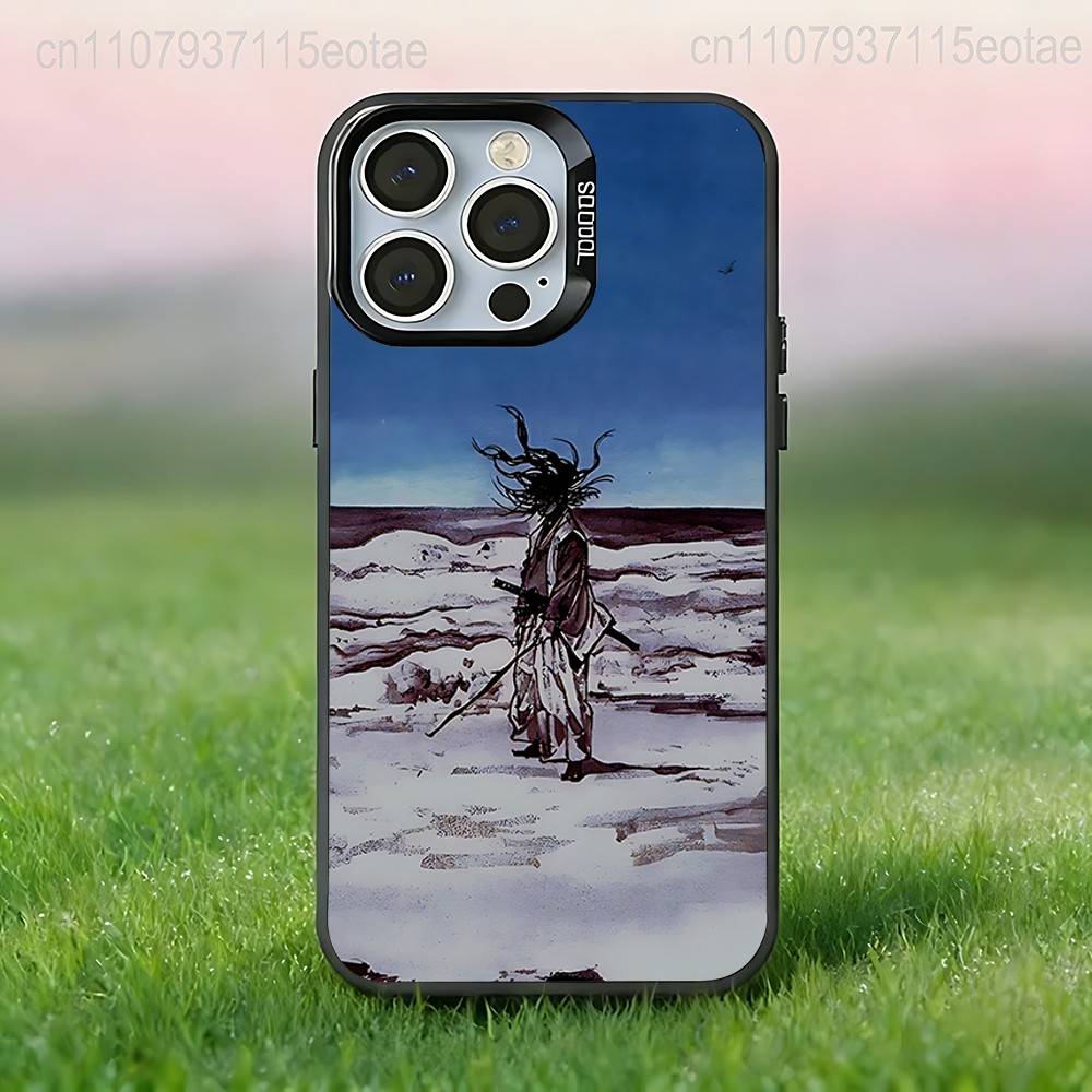 Musashi Miyamoto V-Vagabond Black Phone Case Compatible with iPhone 17 16 15 14 13 12 11, Pro, Max, Plus, E, Air, Mini