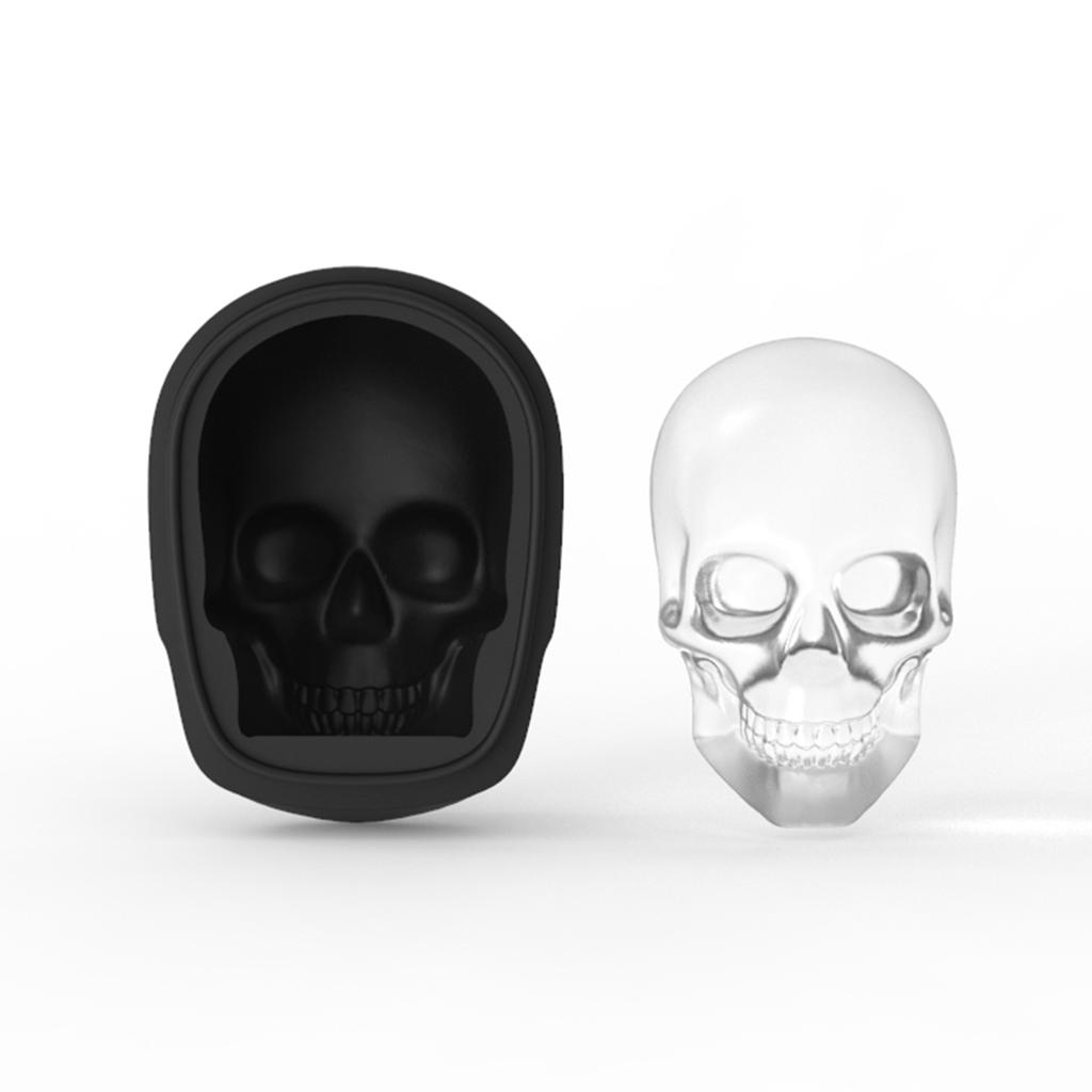 Halloween 3d Skull Cake Molds Silicone Diy Cookie Cutter Mold Ice Mold Large Skull Cake Pan Halloween Decor Birthday Party