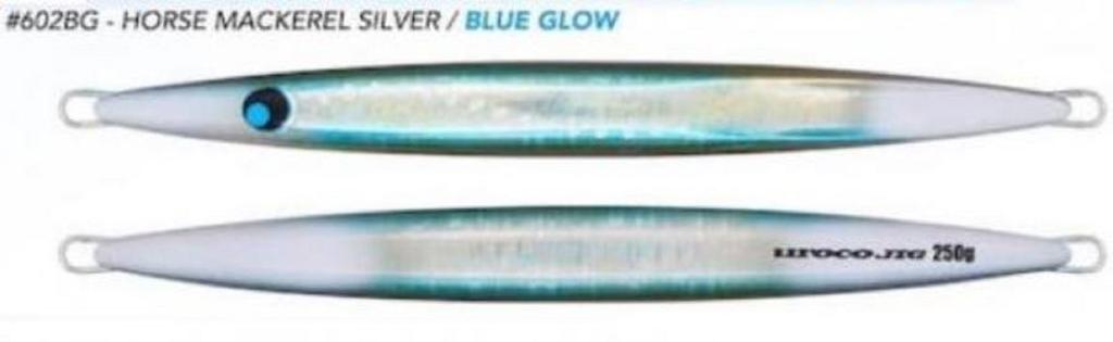 Uroco Metal Jig Uroco 250 grams Blue Glow 602 (6047)